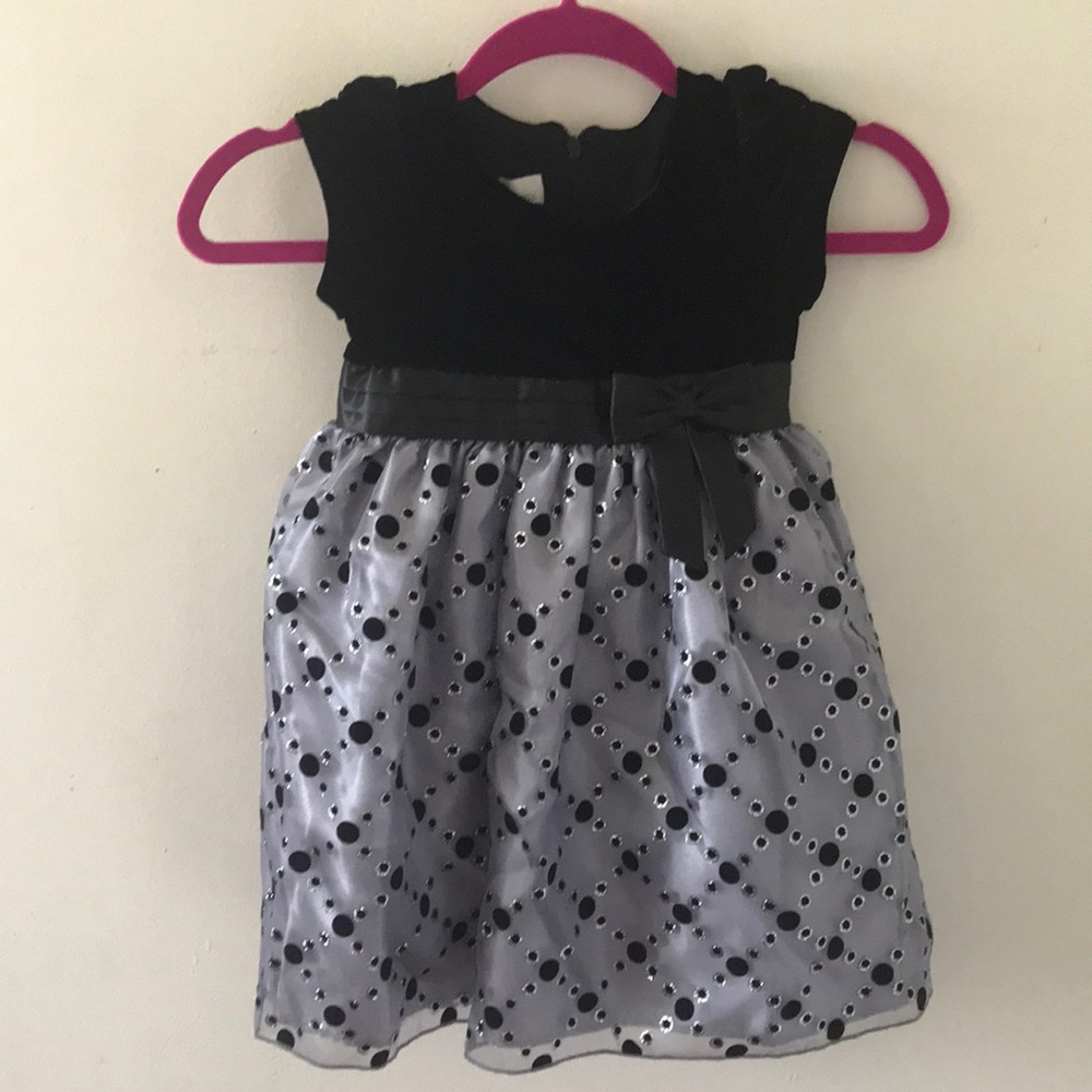 Black Velvet and Crinoline American Princess Dress